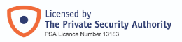 Licensed by the Private Security Authority — licence 13183